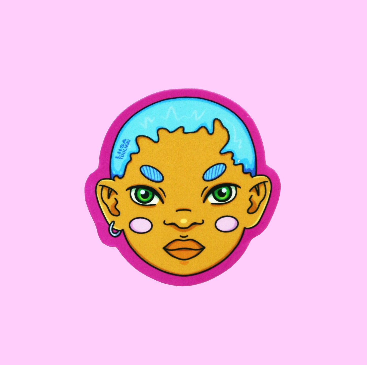 "BUBBLEHEAD NO. 1" Sticker