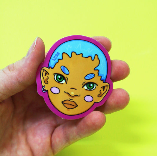 "BUBBLEHEAD NO. 1" Sticker