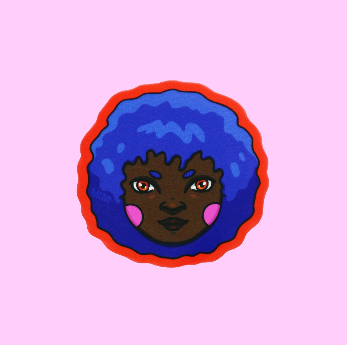 "BUBBLEHEAD NO. 3" Sticker