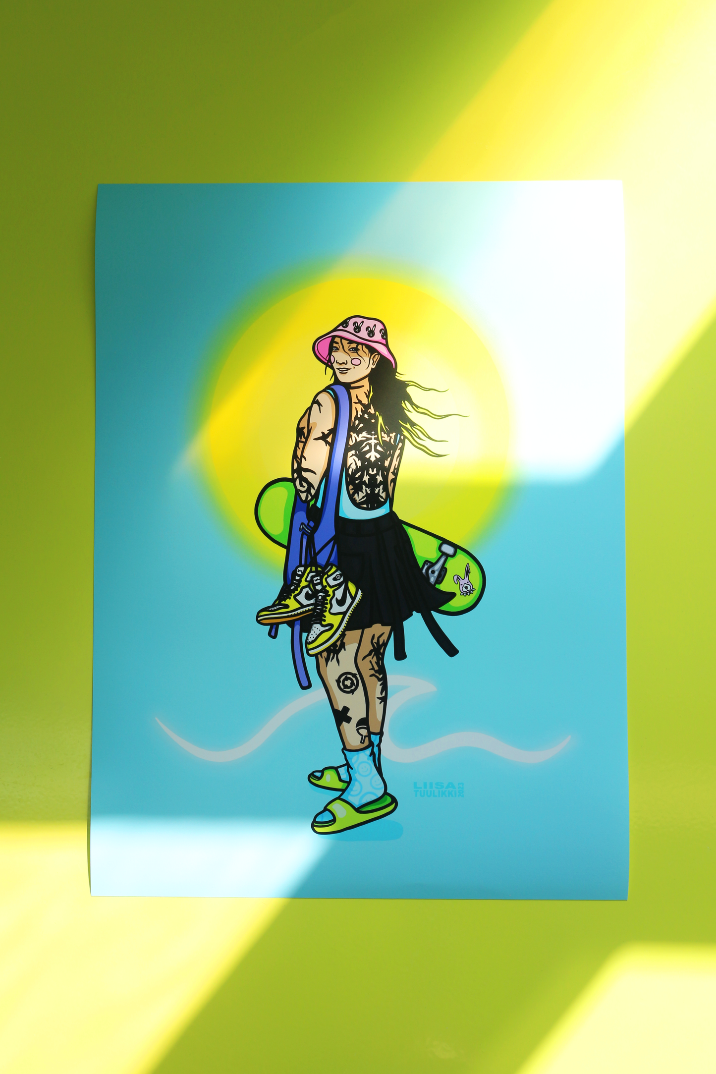 "Beachbound" print