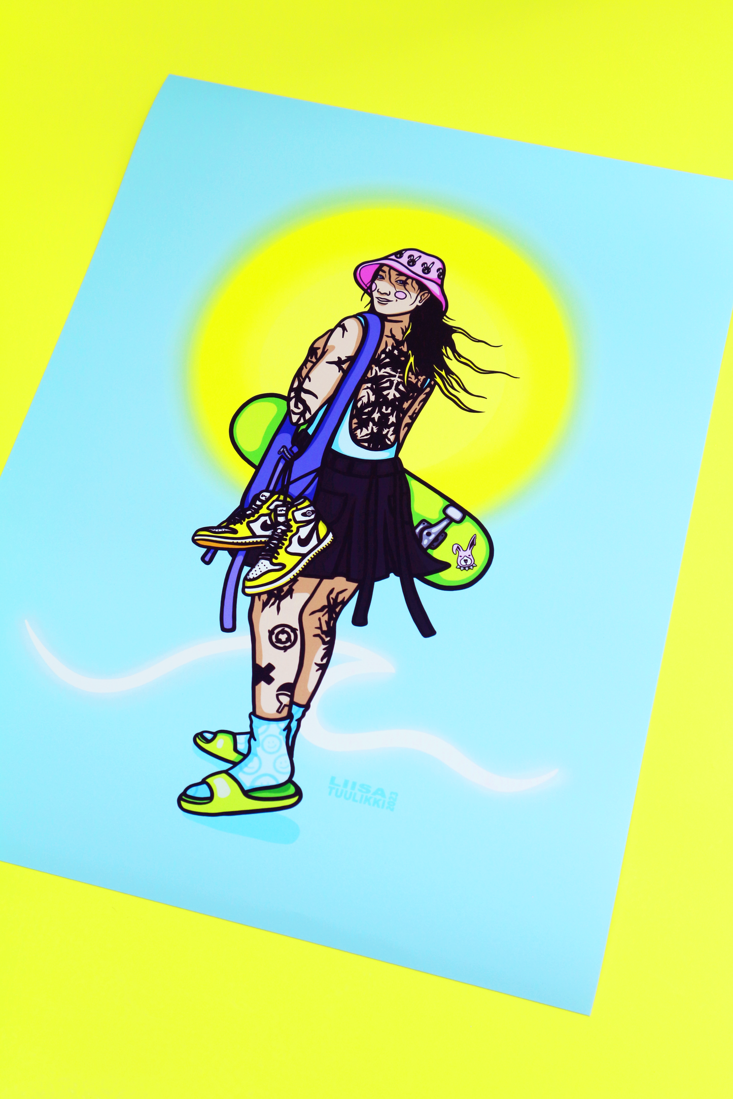 "Beachbound" print