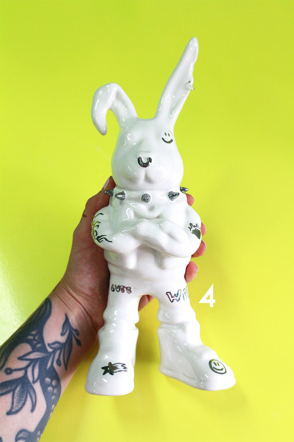 TUULIKKI BUNNY - Scribble collection, 4 unique artworks