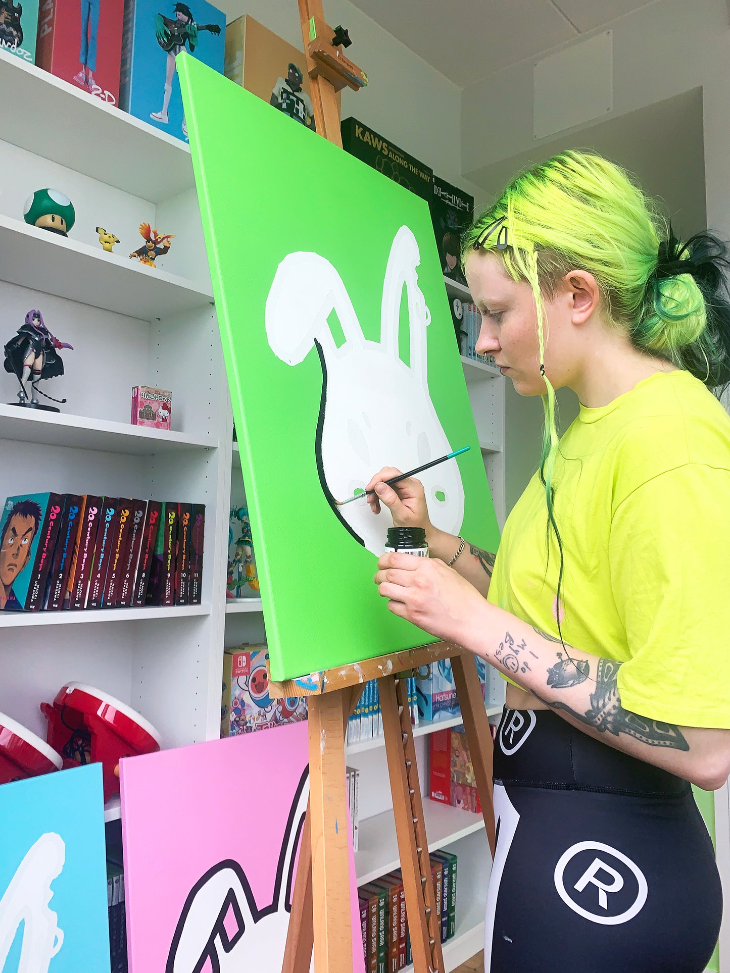 "Tuulikki Pupu" - akryylimaalaus