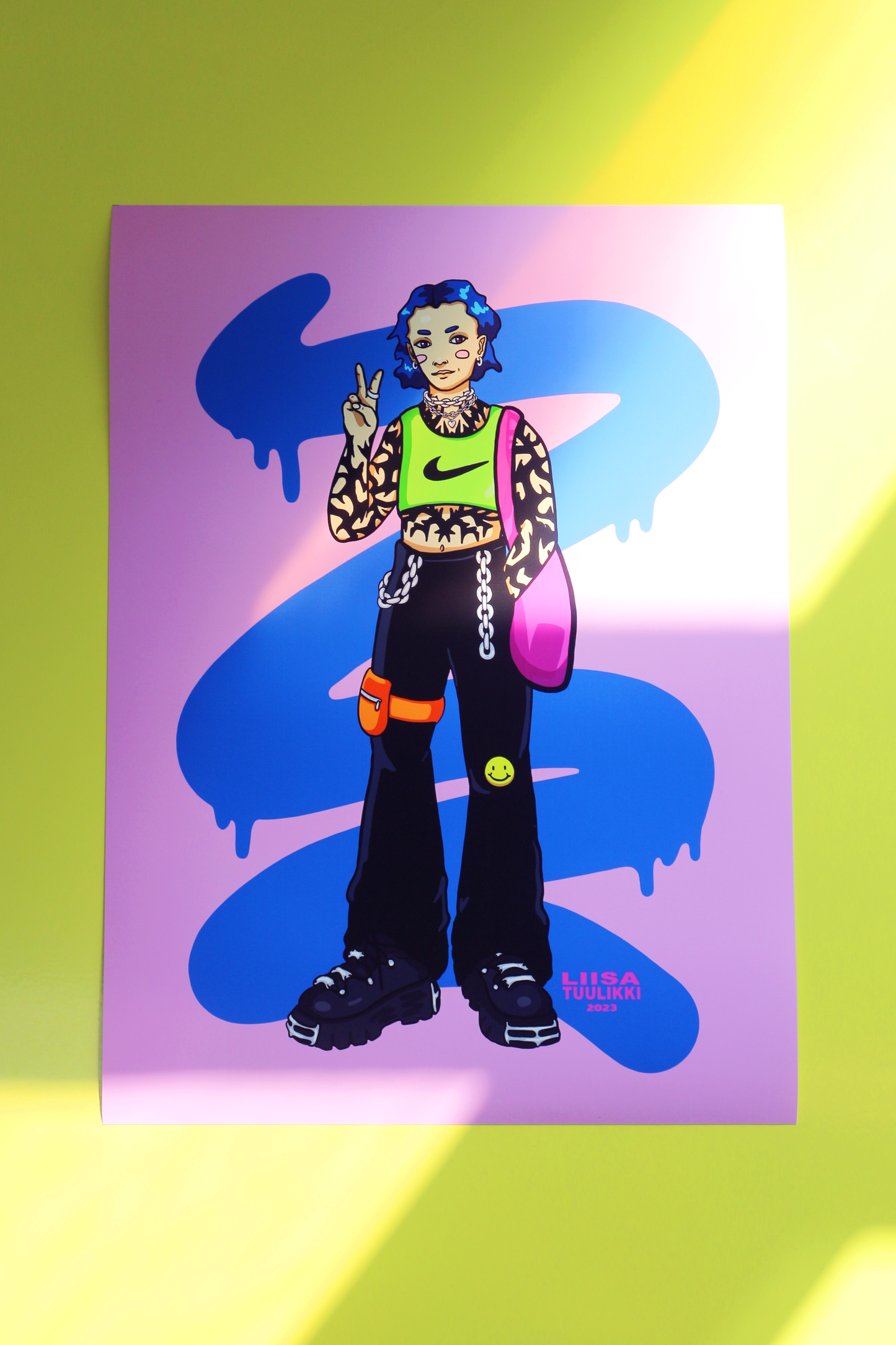 "Peace" print
