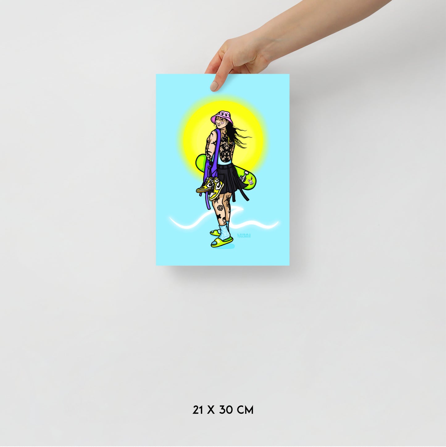 "Beachbound" print