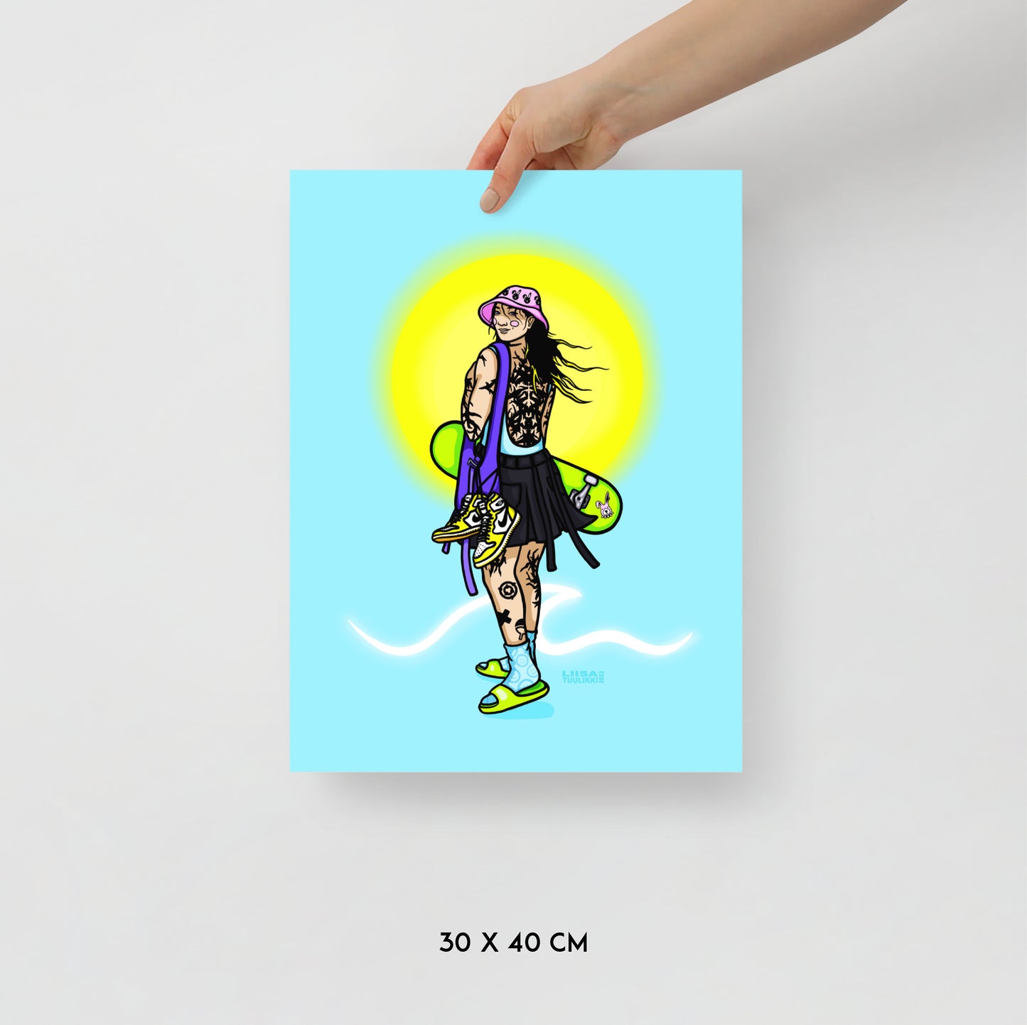 "Beachbound" print