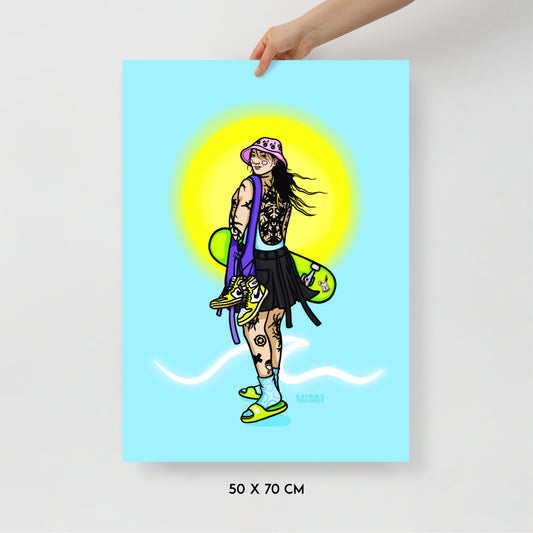 ”Beachbound” -printti