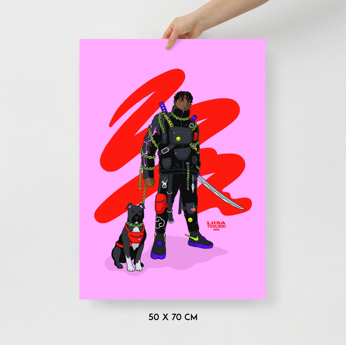 "BFF's" print