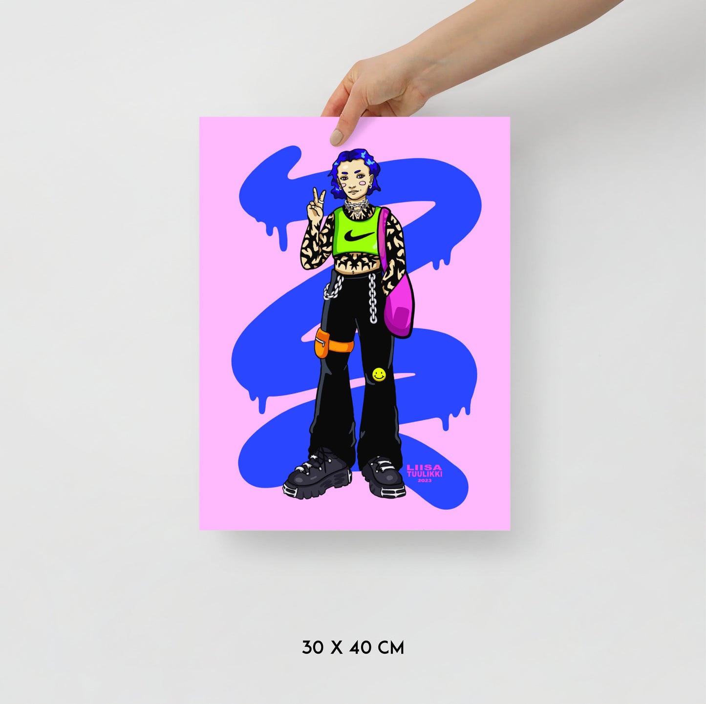 "Peace" print