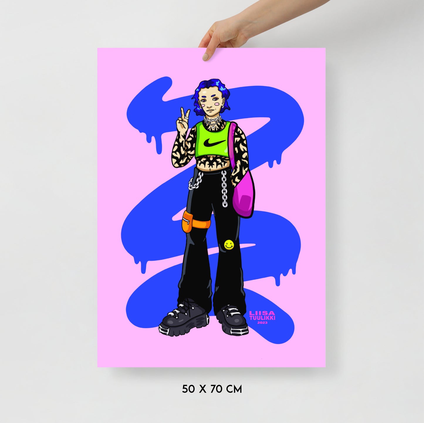 "Peace" print