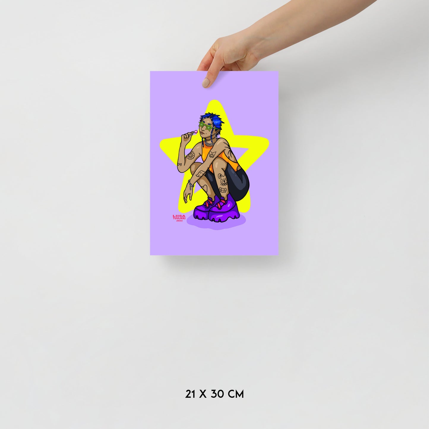 "Stargazer" print