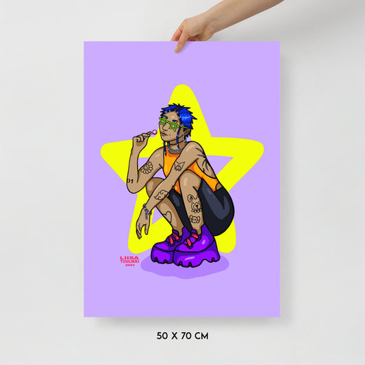 ”Stargazer” -printti