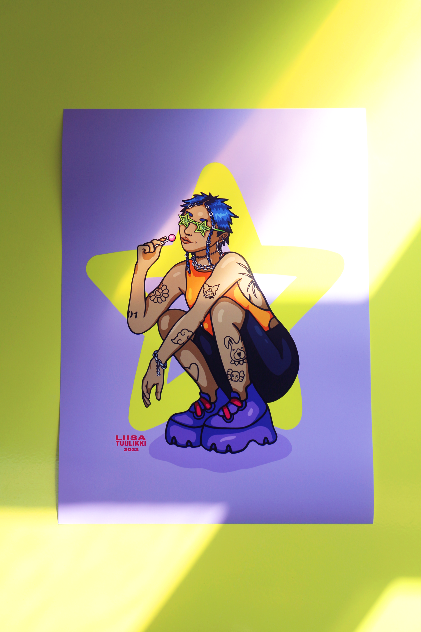 "Stargazer" print