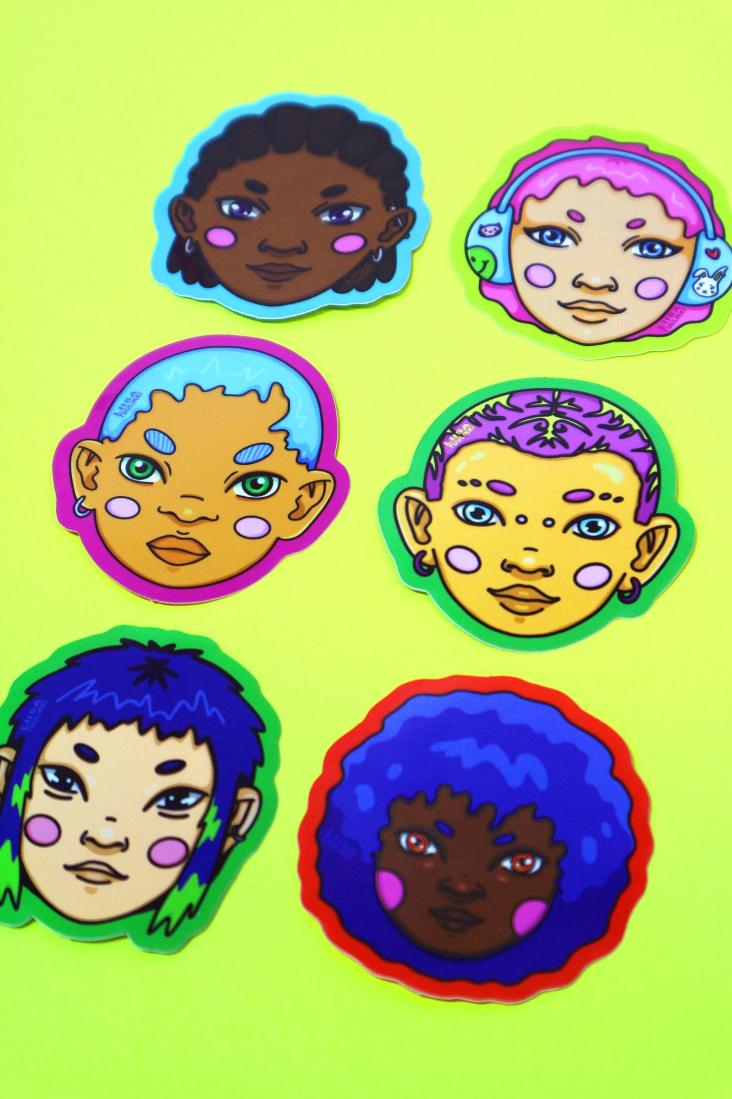"BUBBLEHEAD NO. 1" Sticker