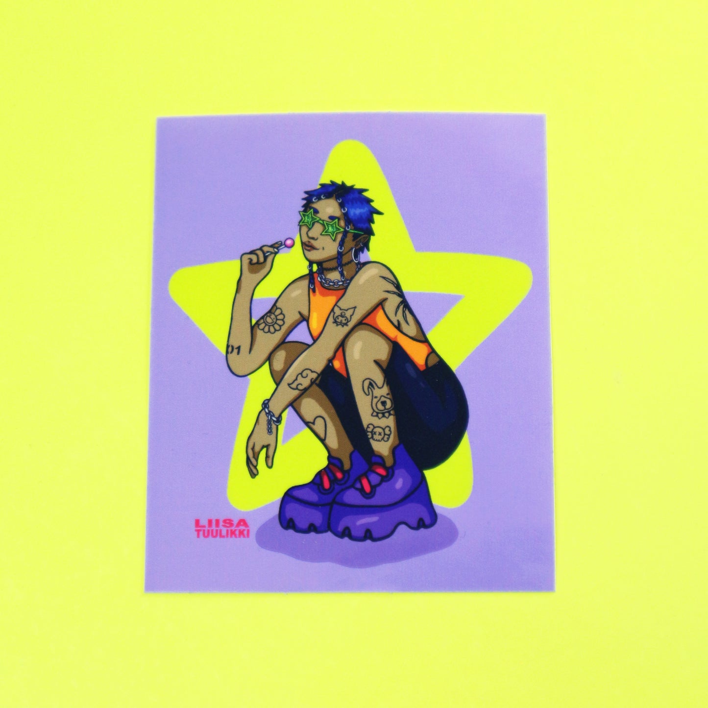 "Stargazer" sticker