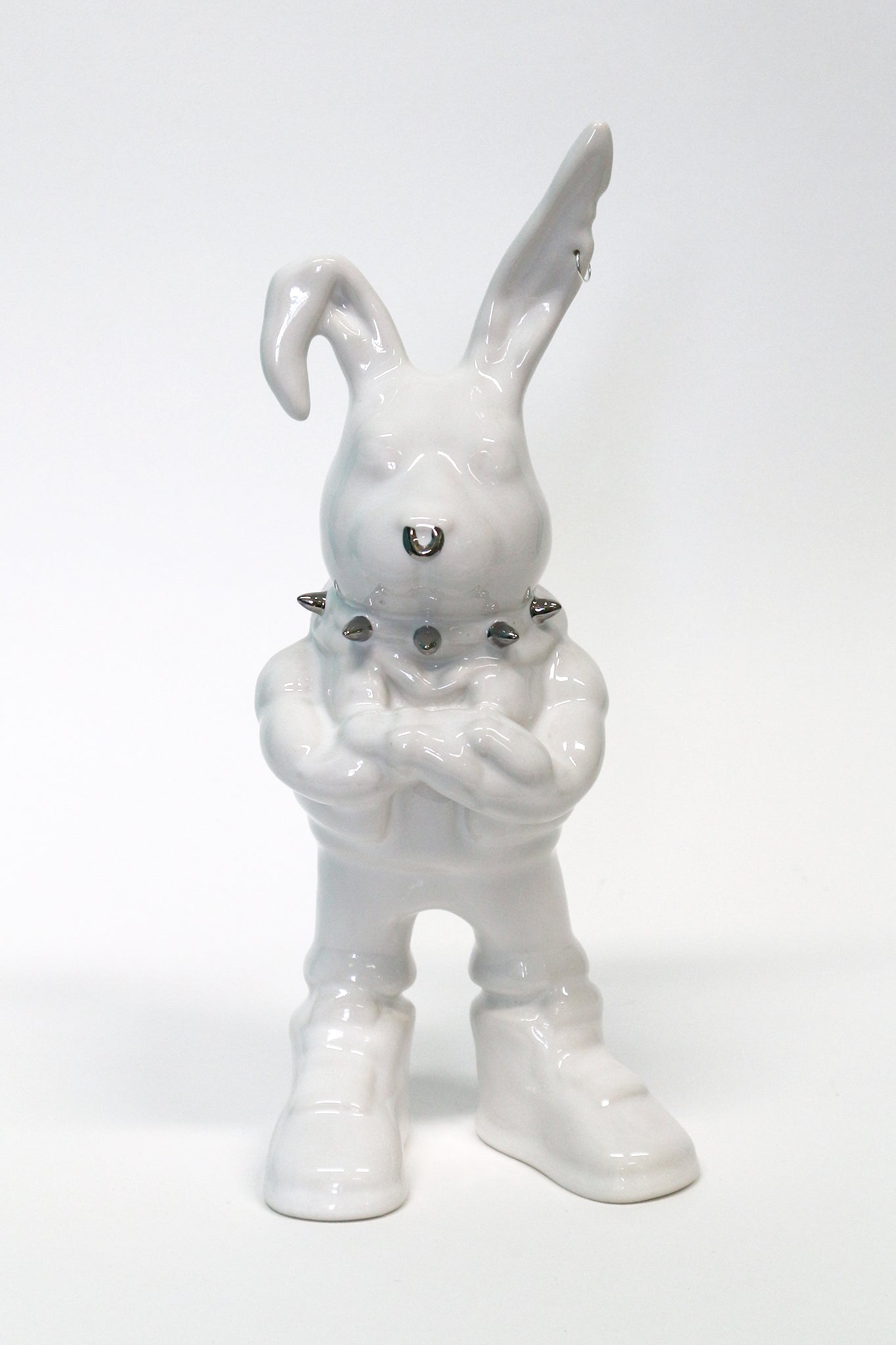 Tuulikki Bunny - ceramic artwork (b-quality wall piece)