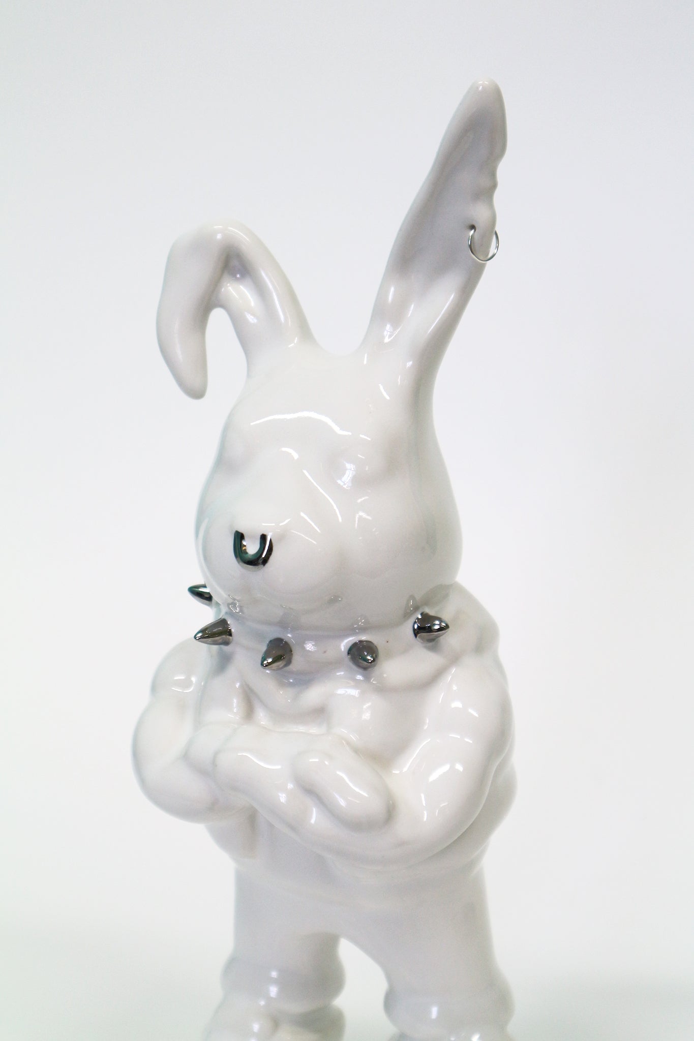 Tuulikki Bunny - ceramic artwork (b-quality wall piece)