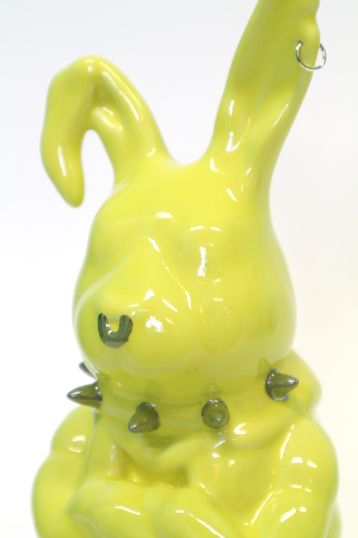 Tuulikki Bunny - yellow ceramic artwork