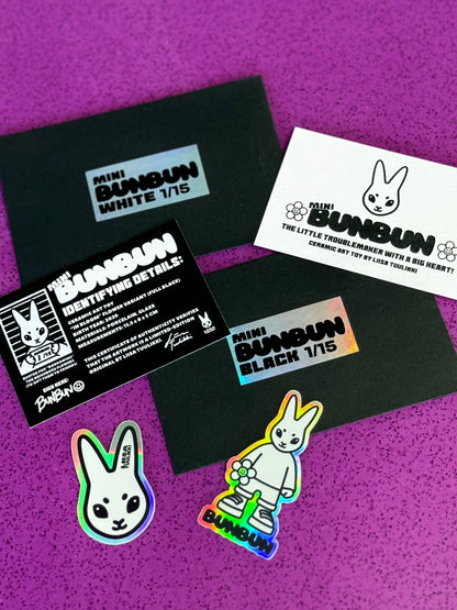MINI BUNBUN - KERAAMINEN “ART TOY” (RAJOITETTU ERÄ!)