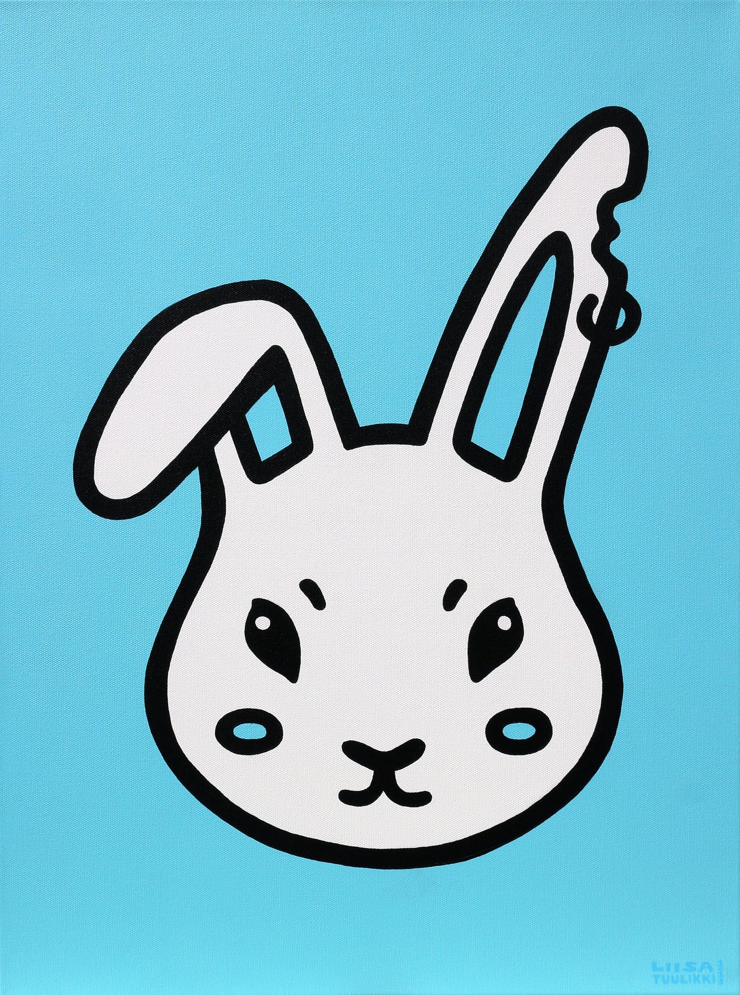 "Tuulikki Bunny" - acrylic painting