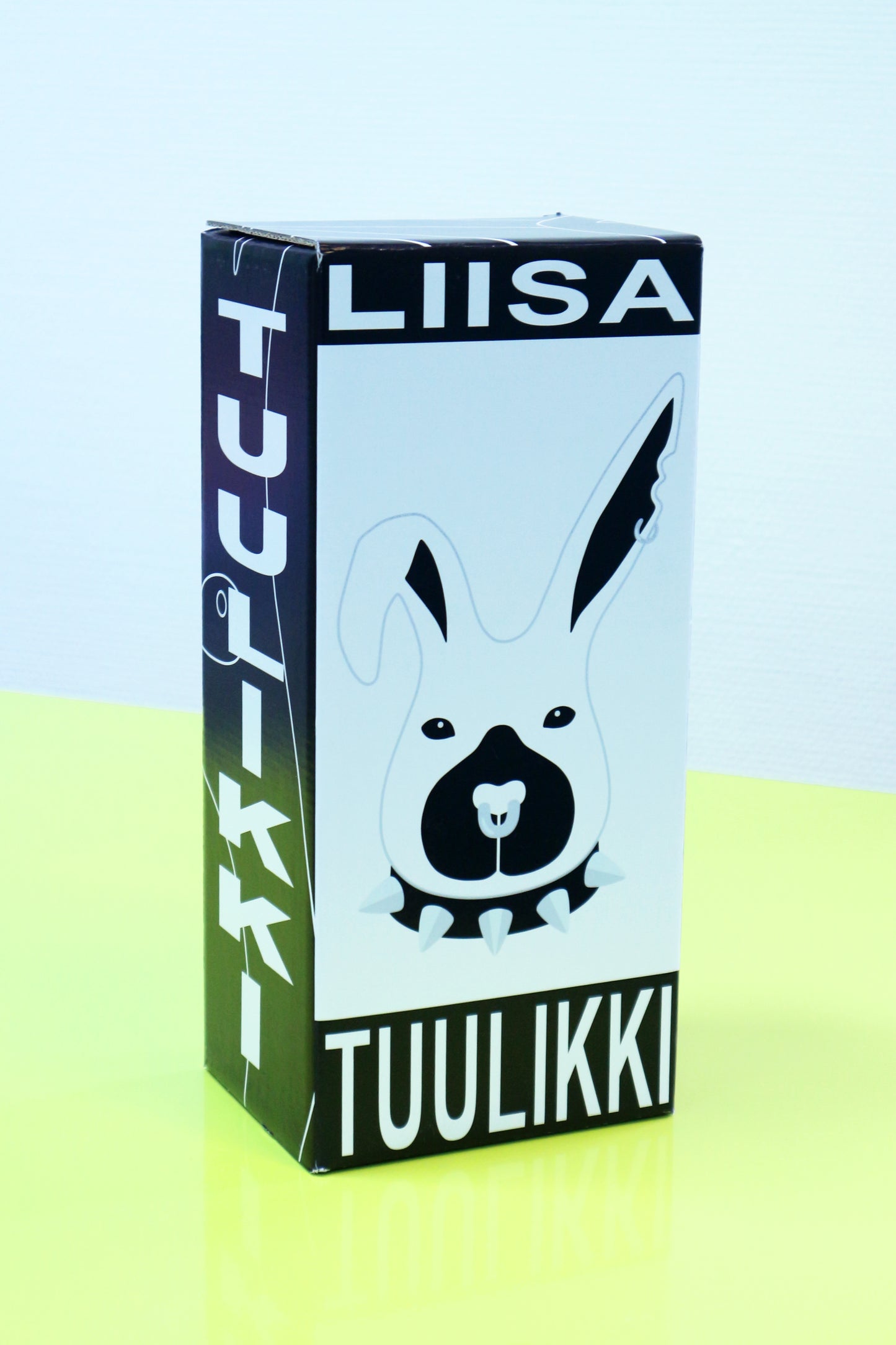 Tuulikki Bunny -  black ceramic artwork