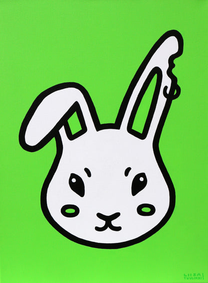 "Tuulikki Bunny" - acrylic painting