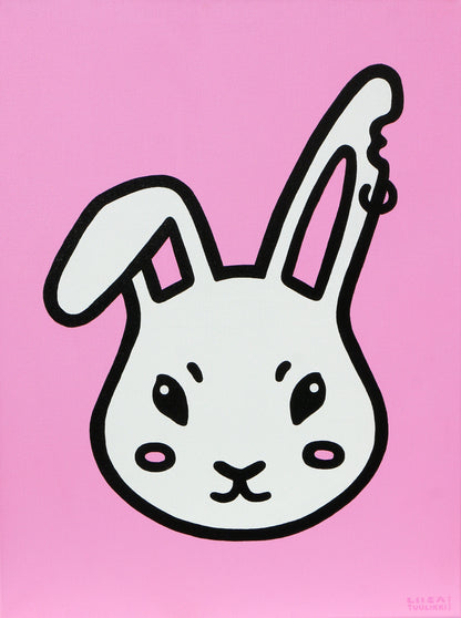 "Tuulikki Bunny" - acrylic painting