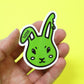 Bunny sticker green