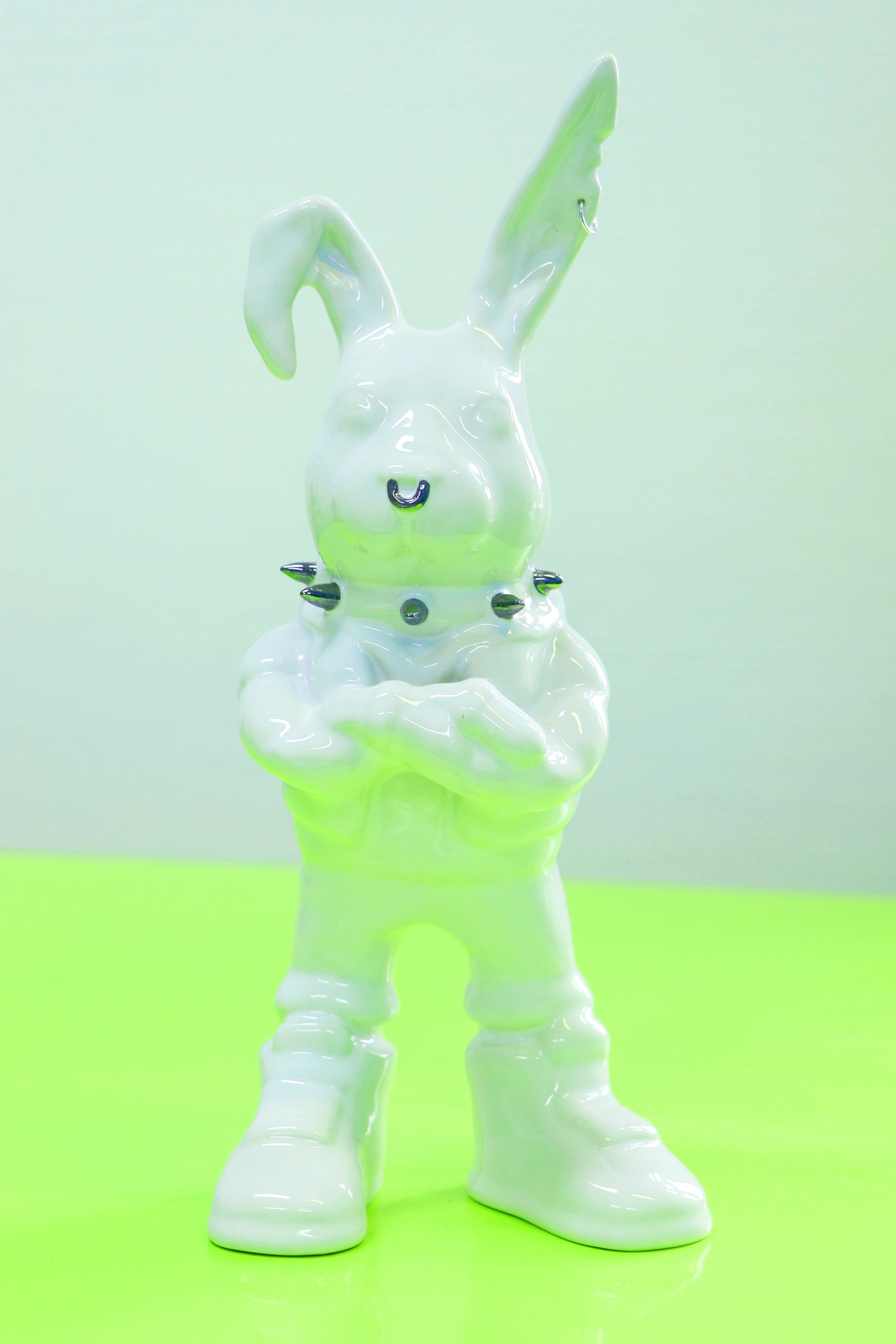 Tuulikki Bunny -  white ceramic artwork