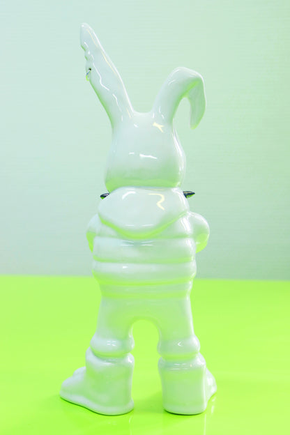 Tuulikki Bunny -  white ceramic artwork