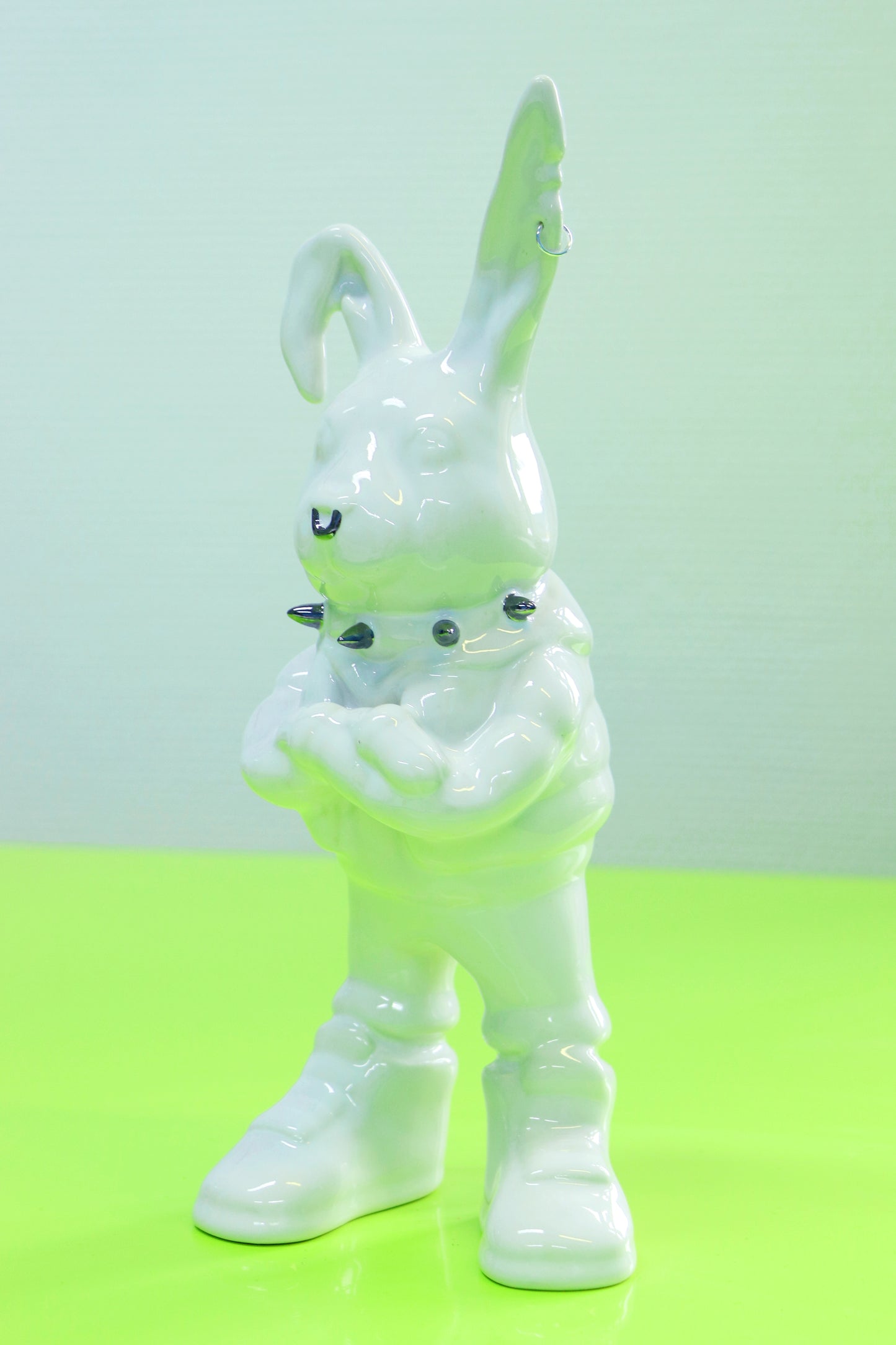 Tuulikki Bunny -  white ceramic artwork