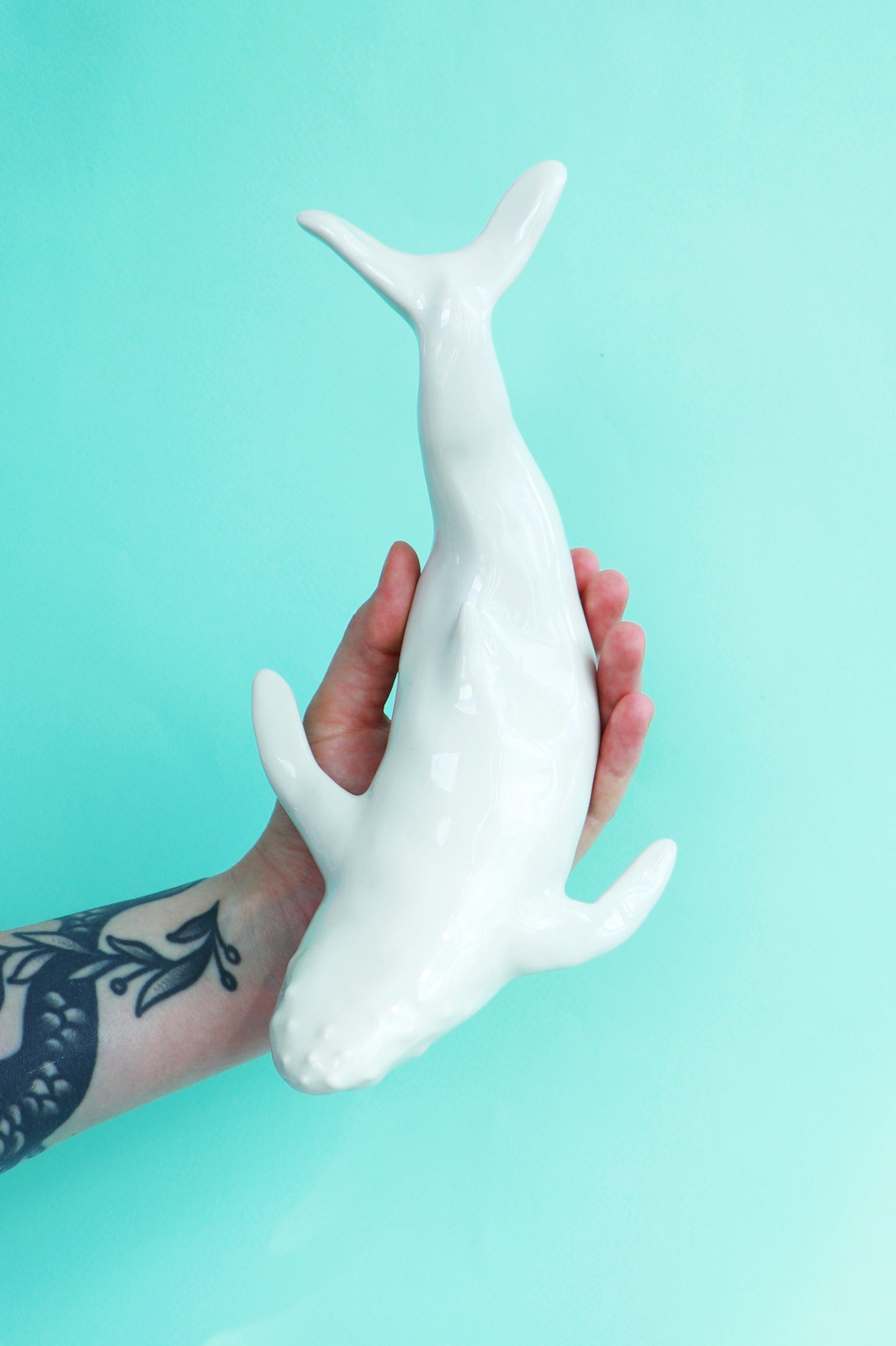 Humpback whale - ceramic artwork